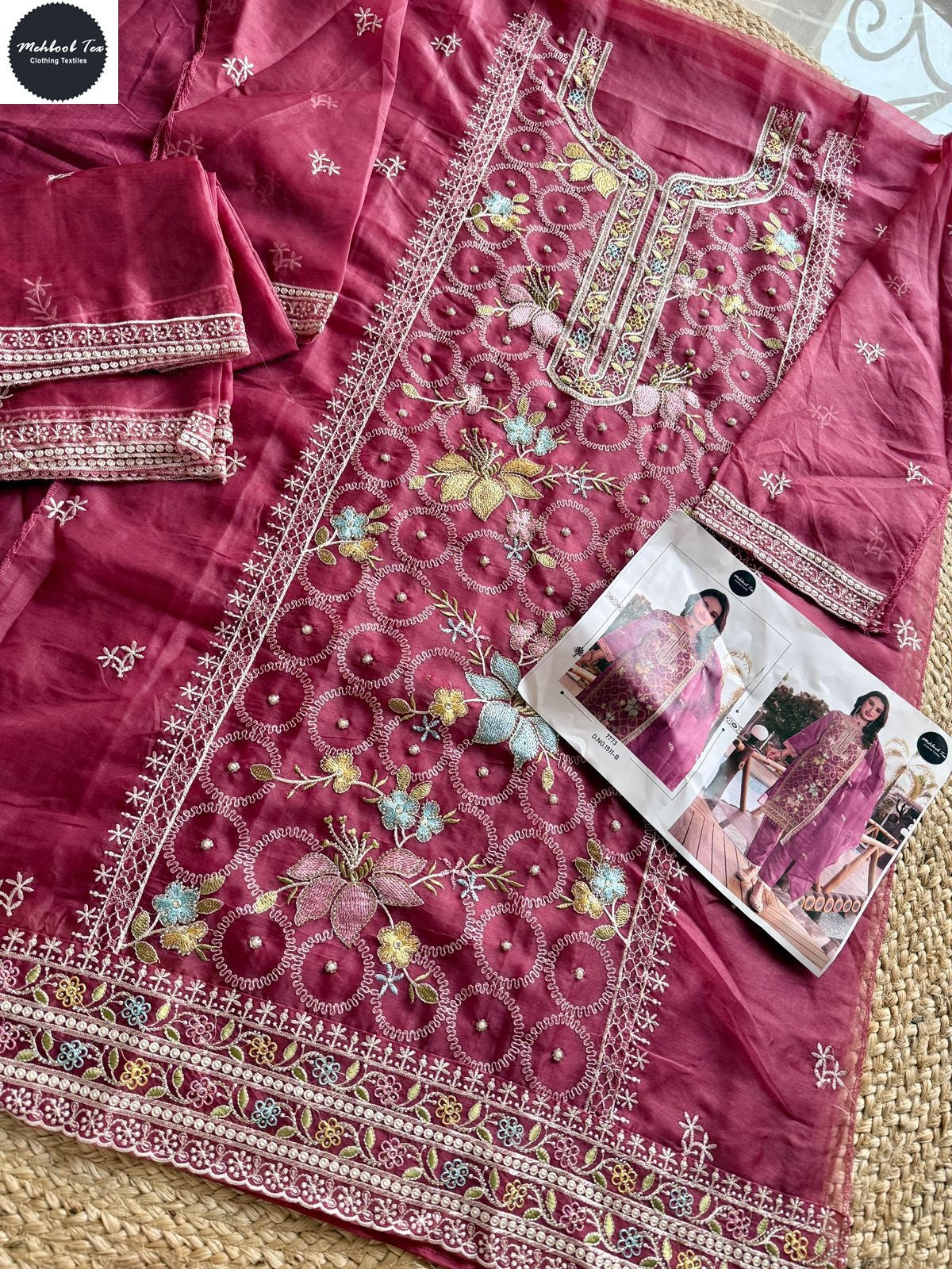 1511B Mehboob Tex Jarkan Pakistani Salwar Suits