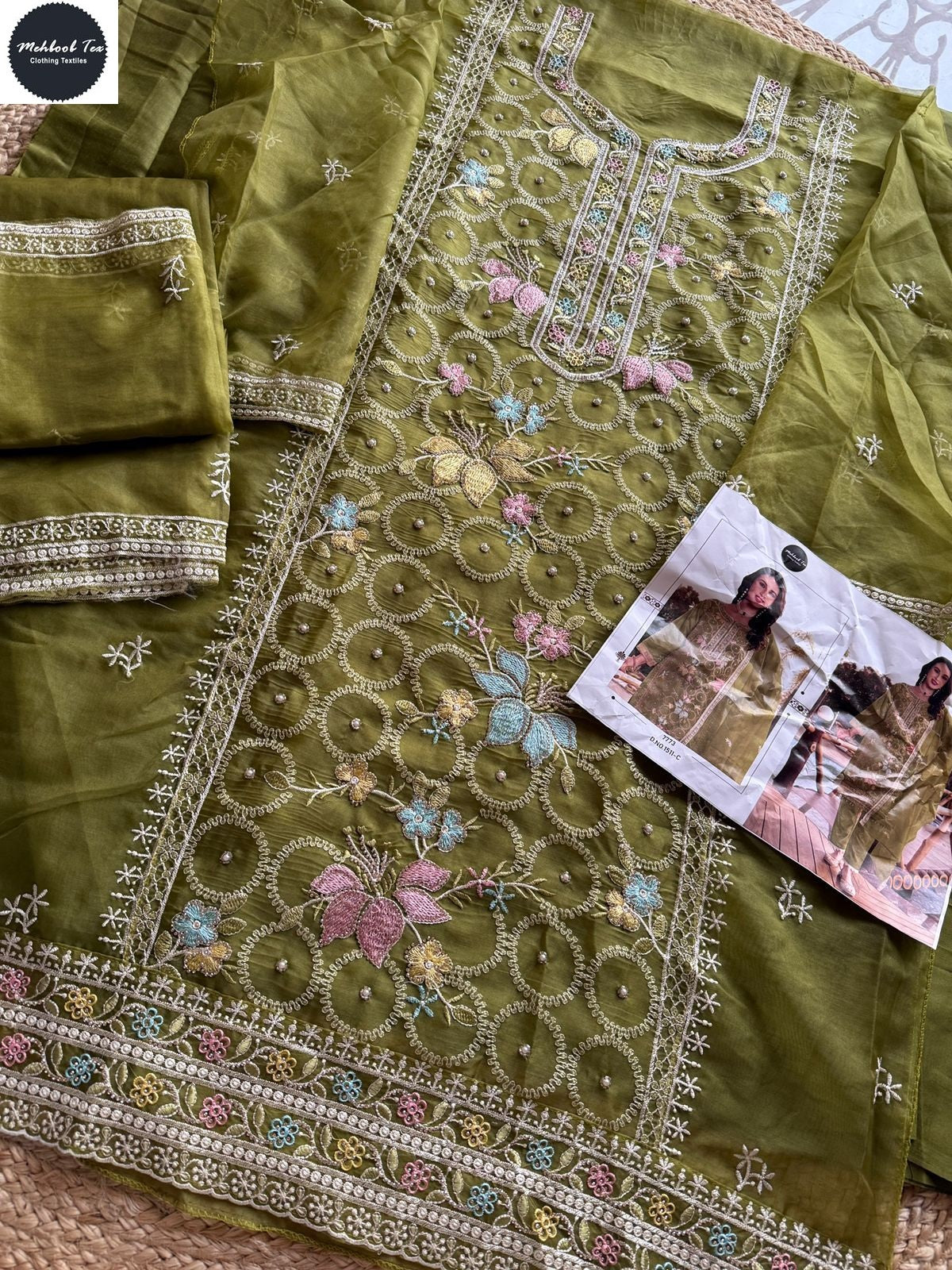 1511C Mehboob Tex Jarkan Pakistani Salwar Suits