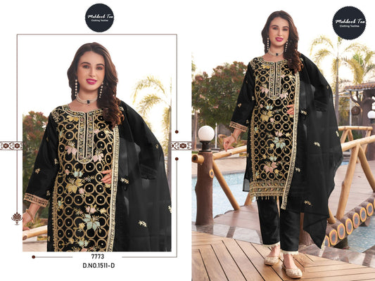1511D Mehboob Tex Jarkan Pakistani Salwar Suits