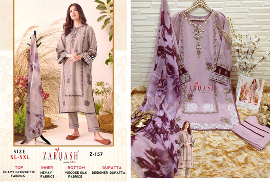 Z-157 Zarqash Pakistani Readymade Suits