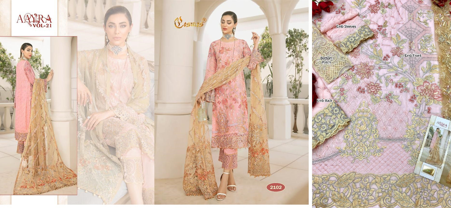 2102 Cosmos Fashion Pakistani Salwar Suits