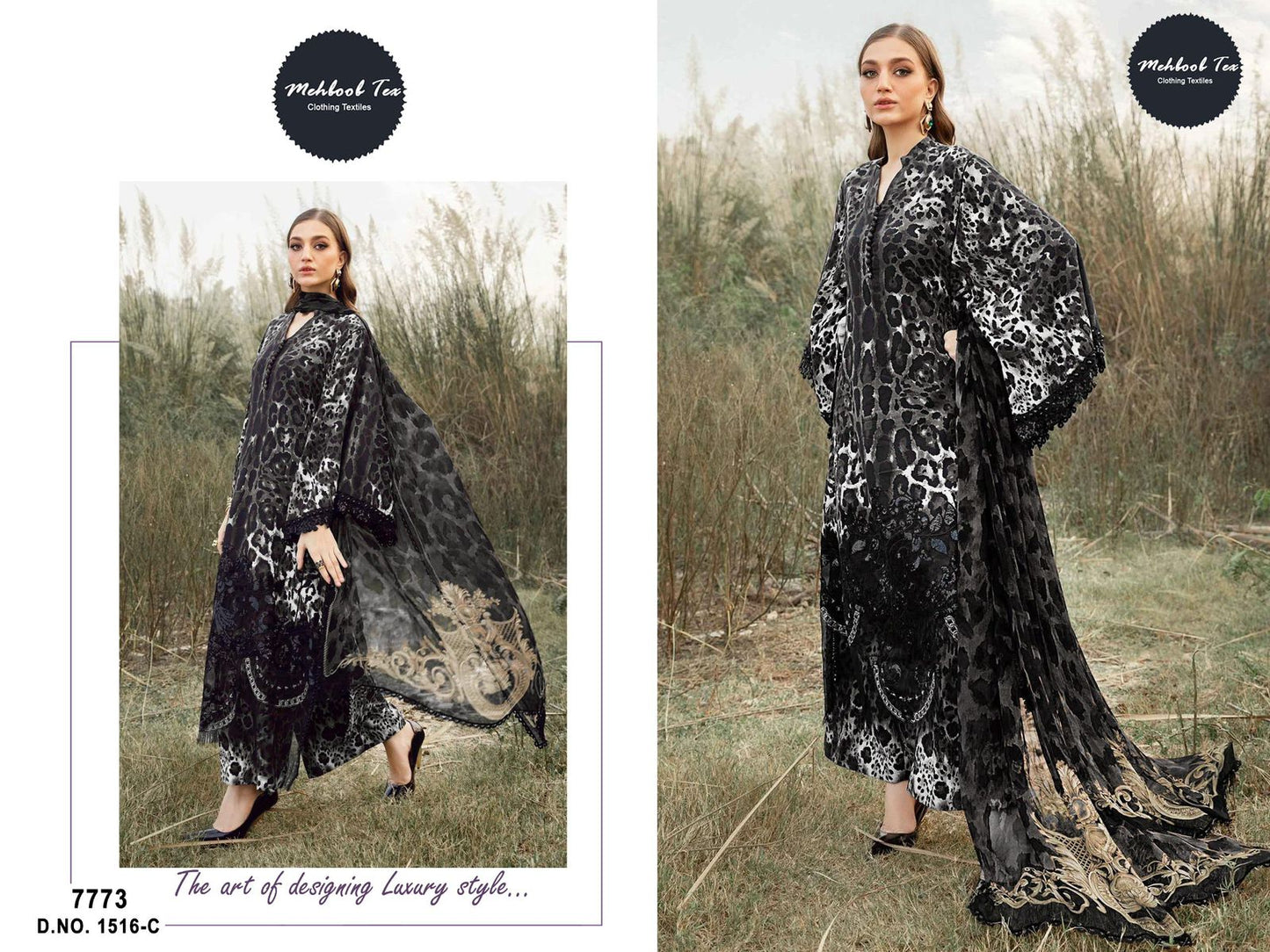 1516C Mehboob Tex Patches Pakistani Salwar Suits