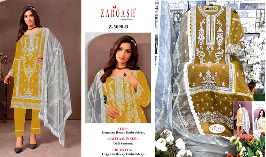 3098D Zarqash Pakistani Salwar Suits