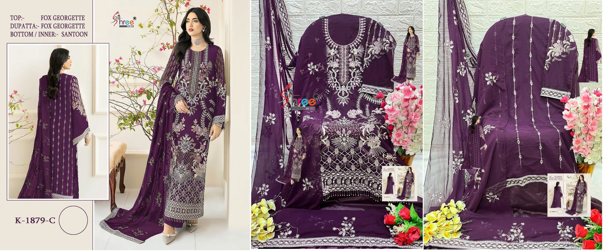 1879C Shree Fabs Pakistani Salwar Suits