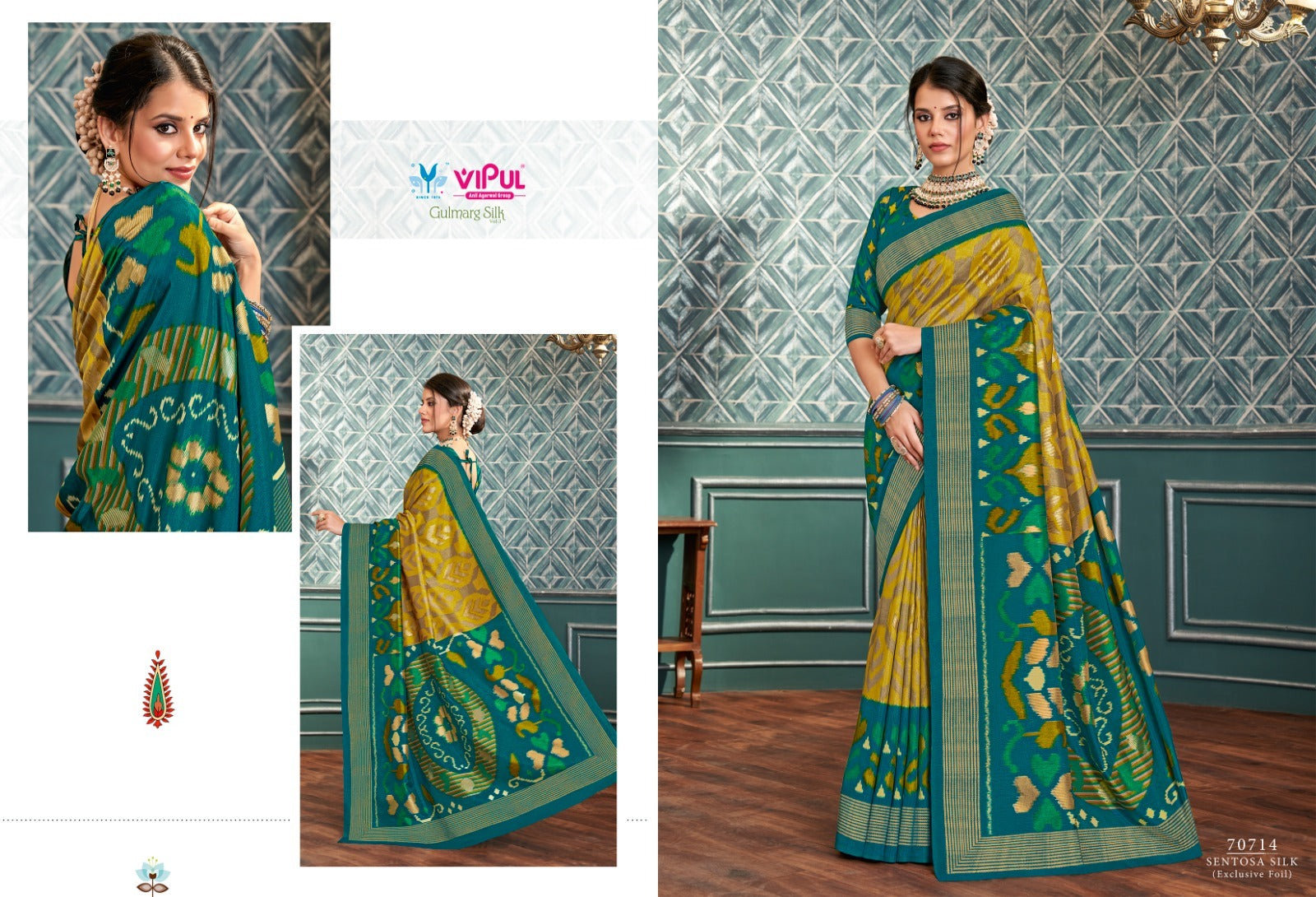 70714 Gulmarg Vol 3 Vipul Sarees