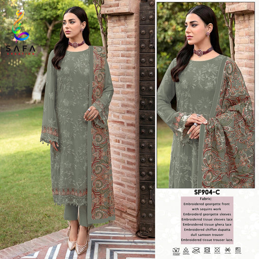 904C Safa Creation Pakistani Salwar Suits
