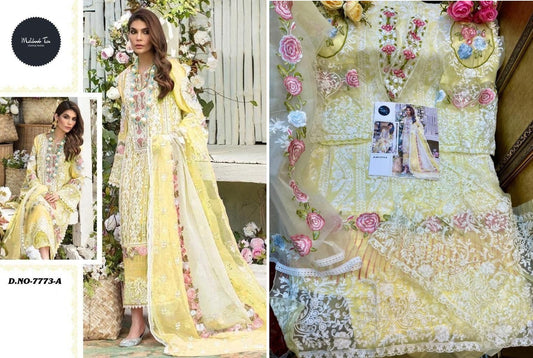 7773A Mehboob Tex Pakistani Salwar Suits