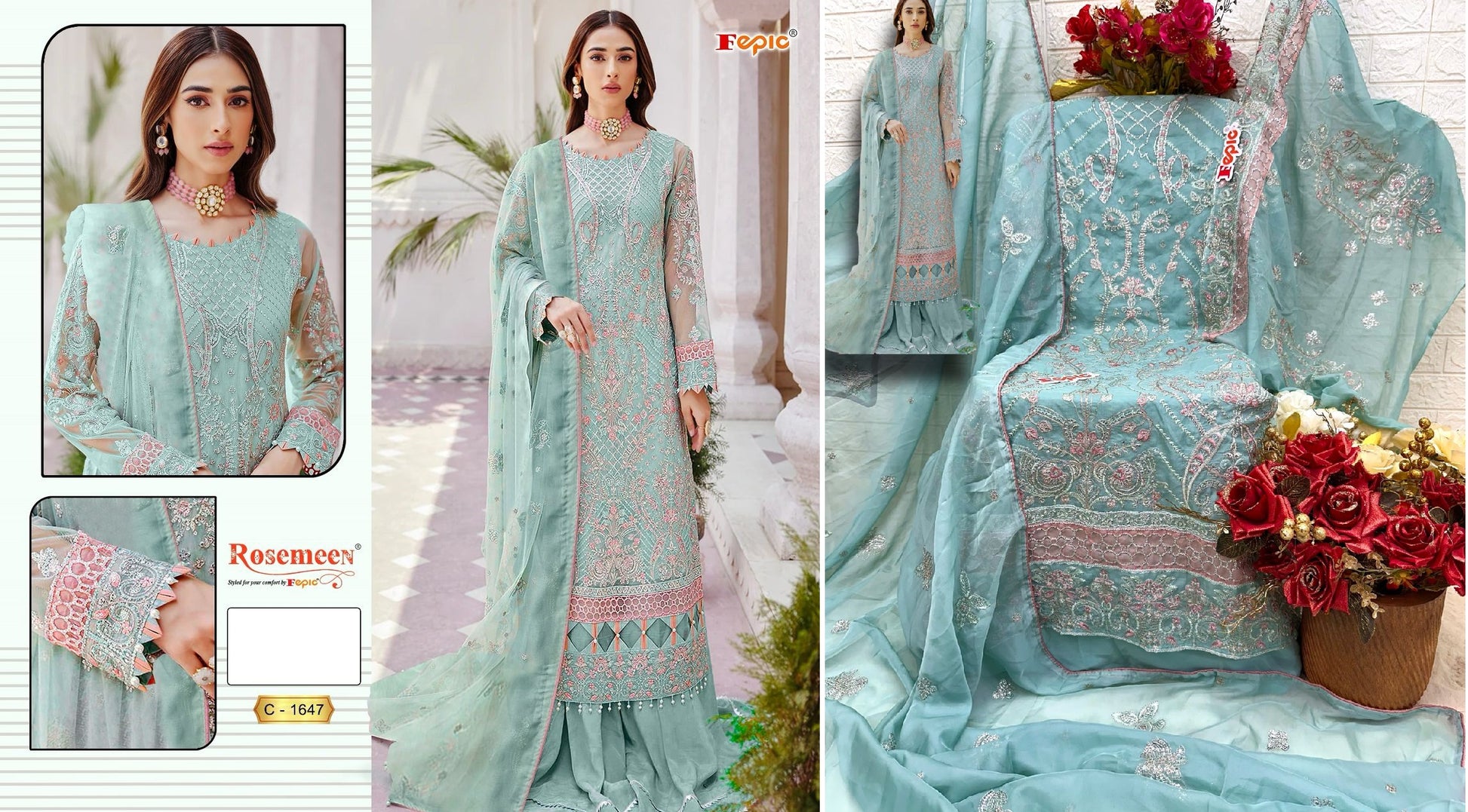 1647 Fepic Pakistani Salwar Suits