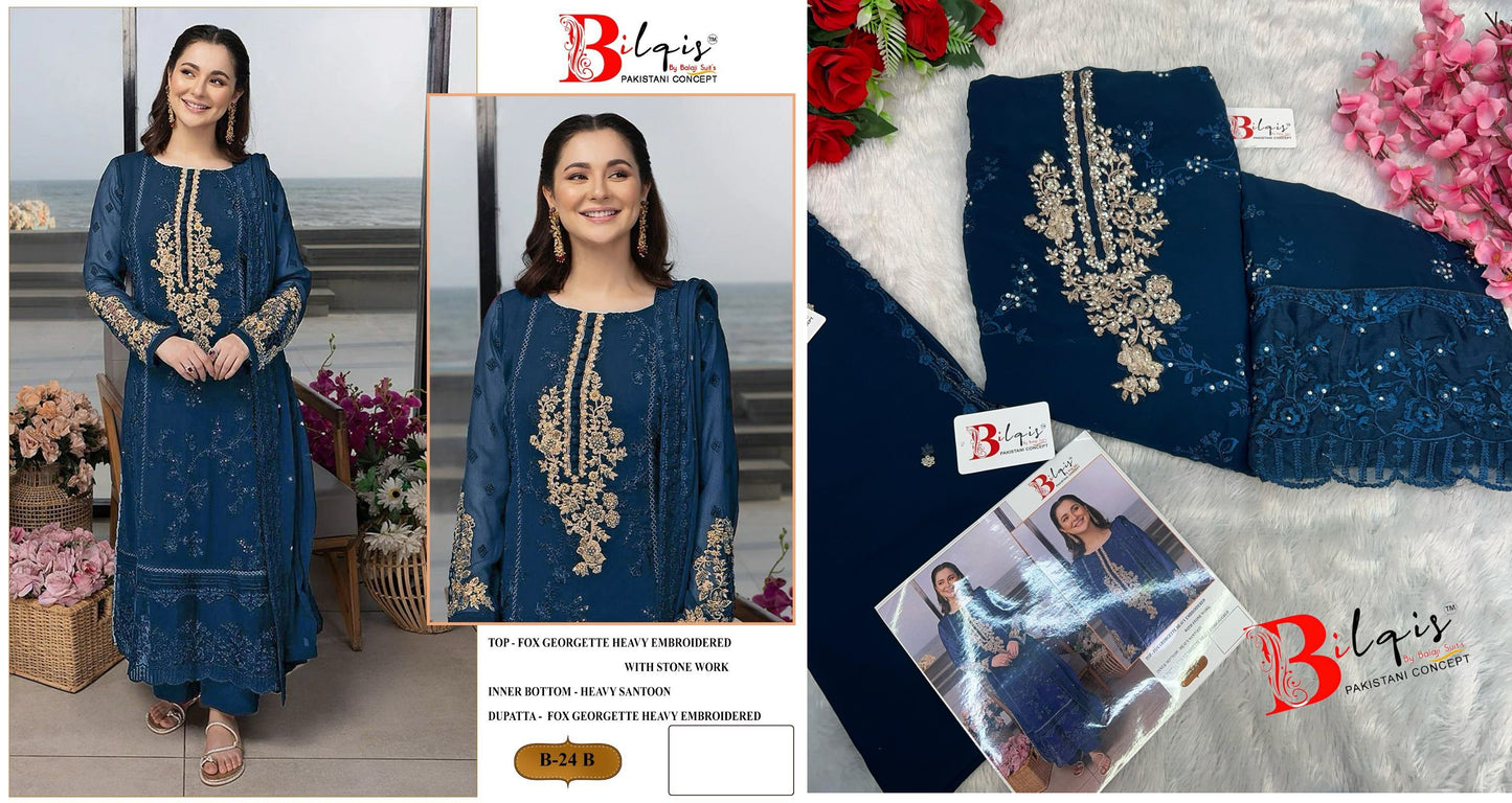 24B Bilqis Pakistani Salwar Suits