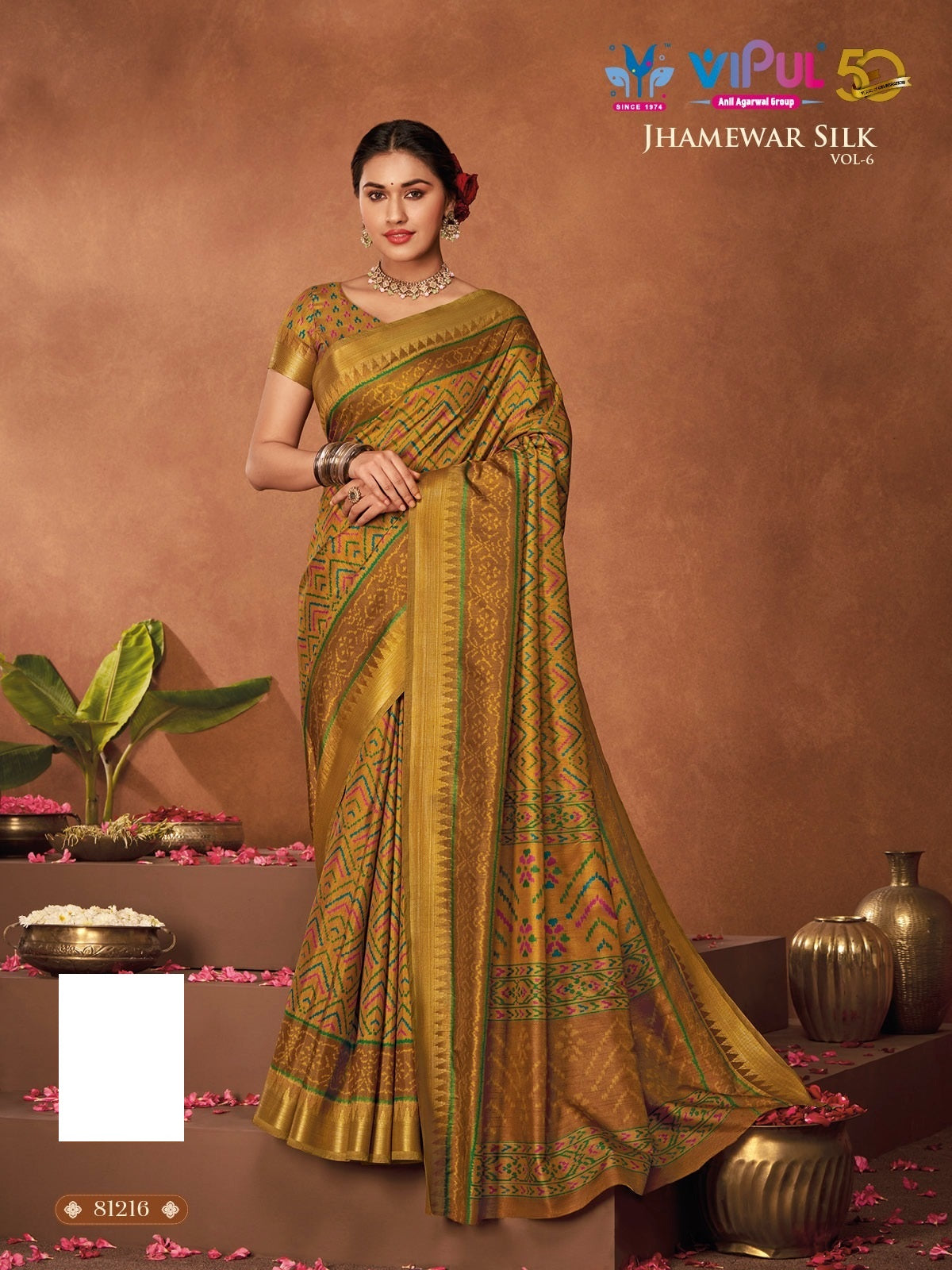 81216 Jhamewar Vol 6 Vipul Sarees