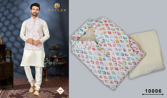 10006 Wedding Collection Vol 10 Outluk Mens Kurta Pyjama