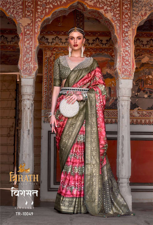 10049 Viraasat Trirath Sarees
