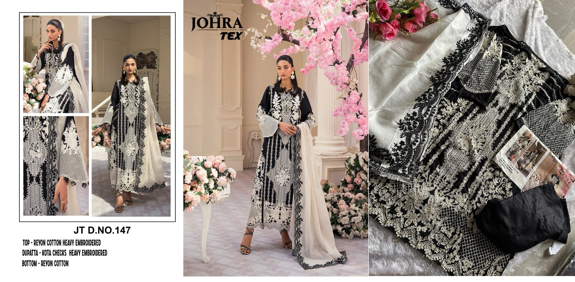 147 Johra Tex Pakistani Salwar Suits