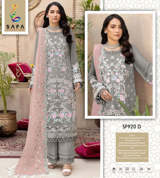 920D Safa Creation Pakistani Salwar Suits