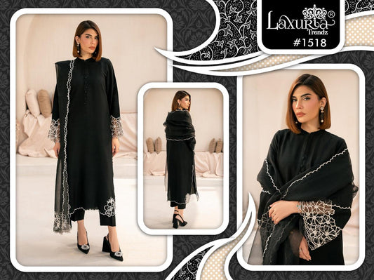 1518 Laxuria Trendz Fox Georgette Pakistani Readymade Suits