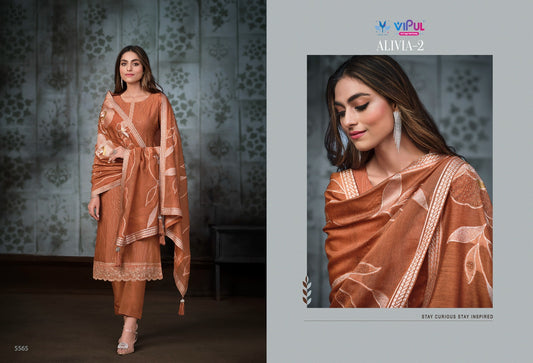 5565 Alivia Vol 2 Vipul Unstitched Suits