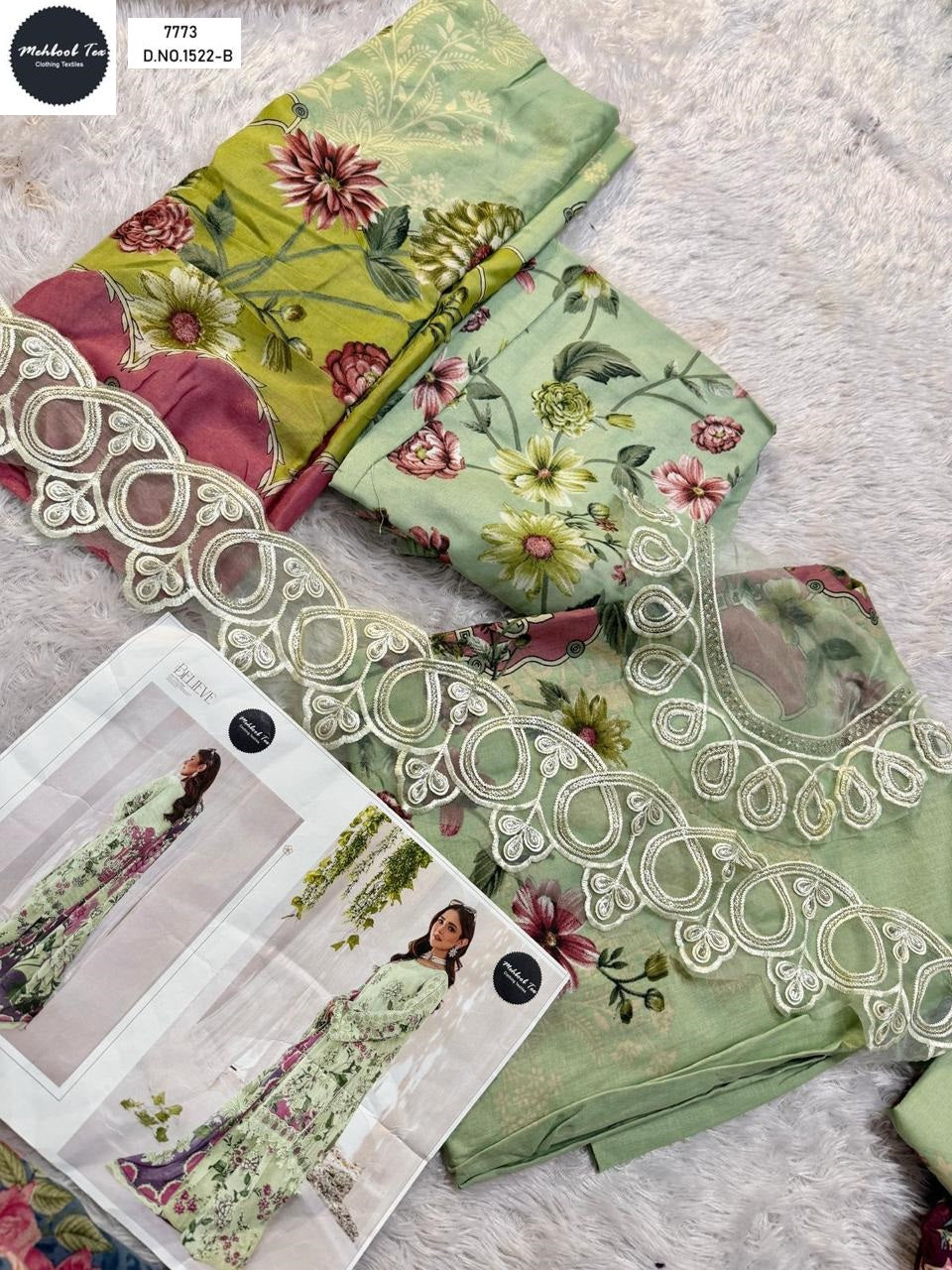 1522B Mehboob Tex Print Pakistani Salwar Suits