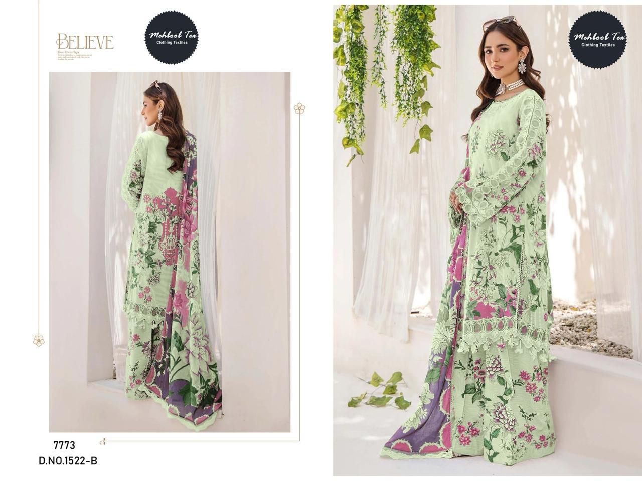 1522B Mehboob Tex Print Pakistani Salwar Suits