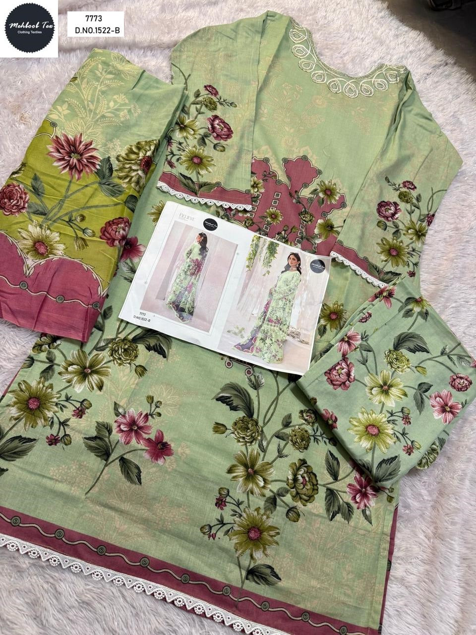 1522B Mehboob Tex Print Pakistani Salwar Suits