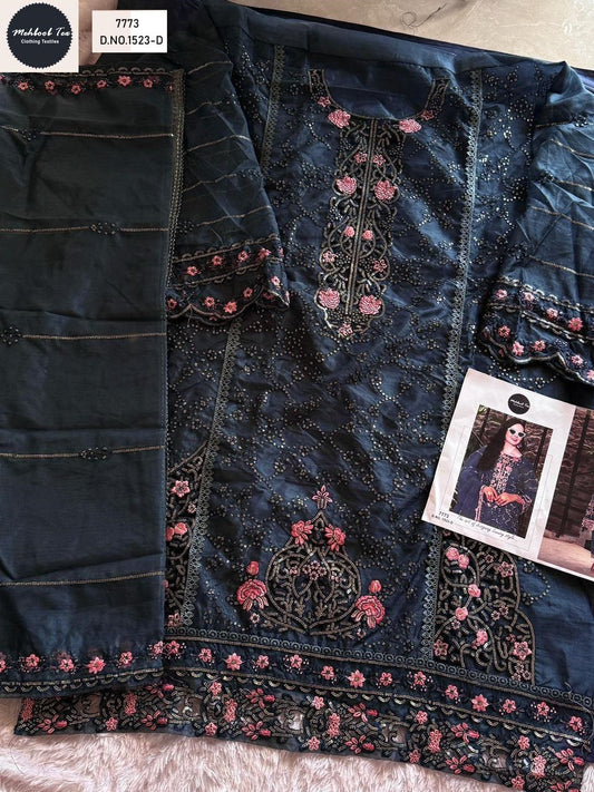 1523D Mehboob Tex Handwork Pakistani Salwar Suits