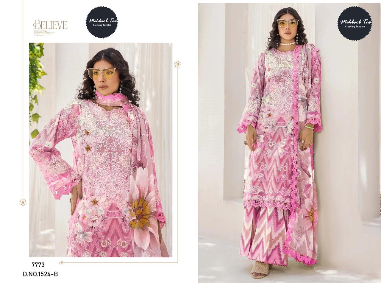 1524B Mehboob Tex Print Pakistani Salwar Suits