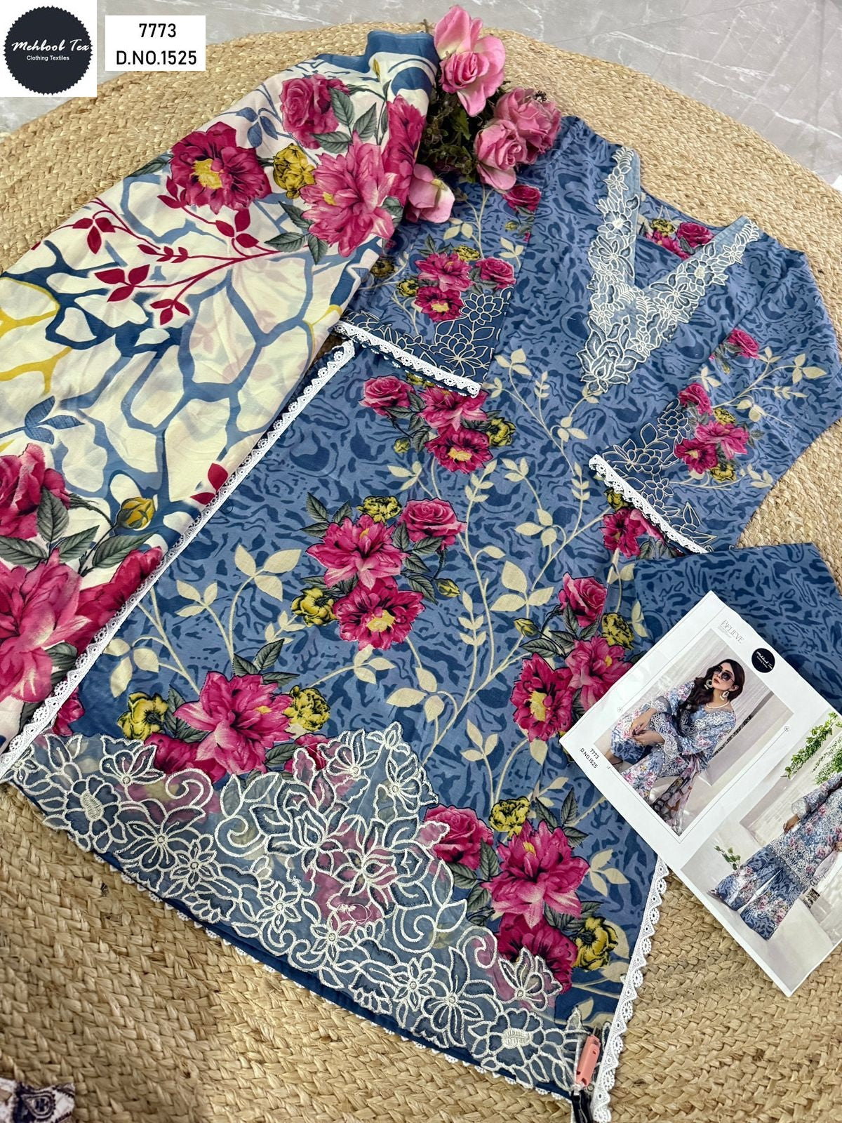 1525 Mehboob Tex Print Pakistani Salwar Suits