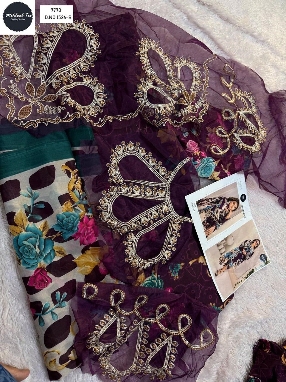 1526B Mehboob Tex Print Pakistani Salwar Suits