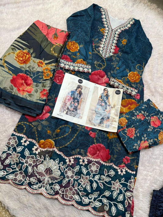 1531-B Mehboob Tex Printed Pakistani Patch Suits
