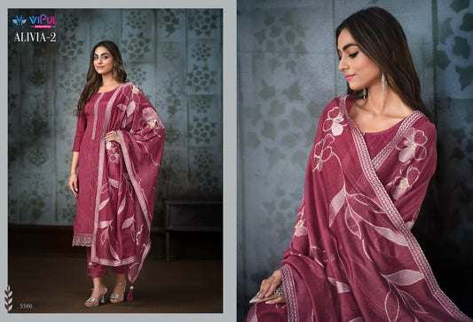 5566 Alivia Vol 2 Vipul Unstitched Suits