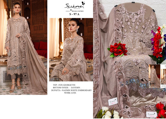 S-97-A Serine Pakistani Salwar Suits