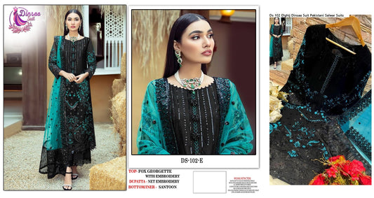 102-E Dinsaa Suit Pakistani Salwar Suits