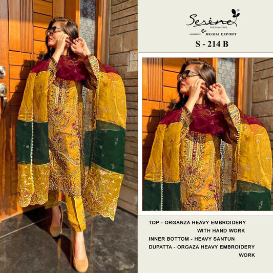 S-214B Serine Pakistani Salwar Suits