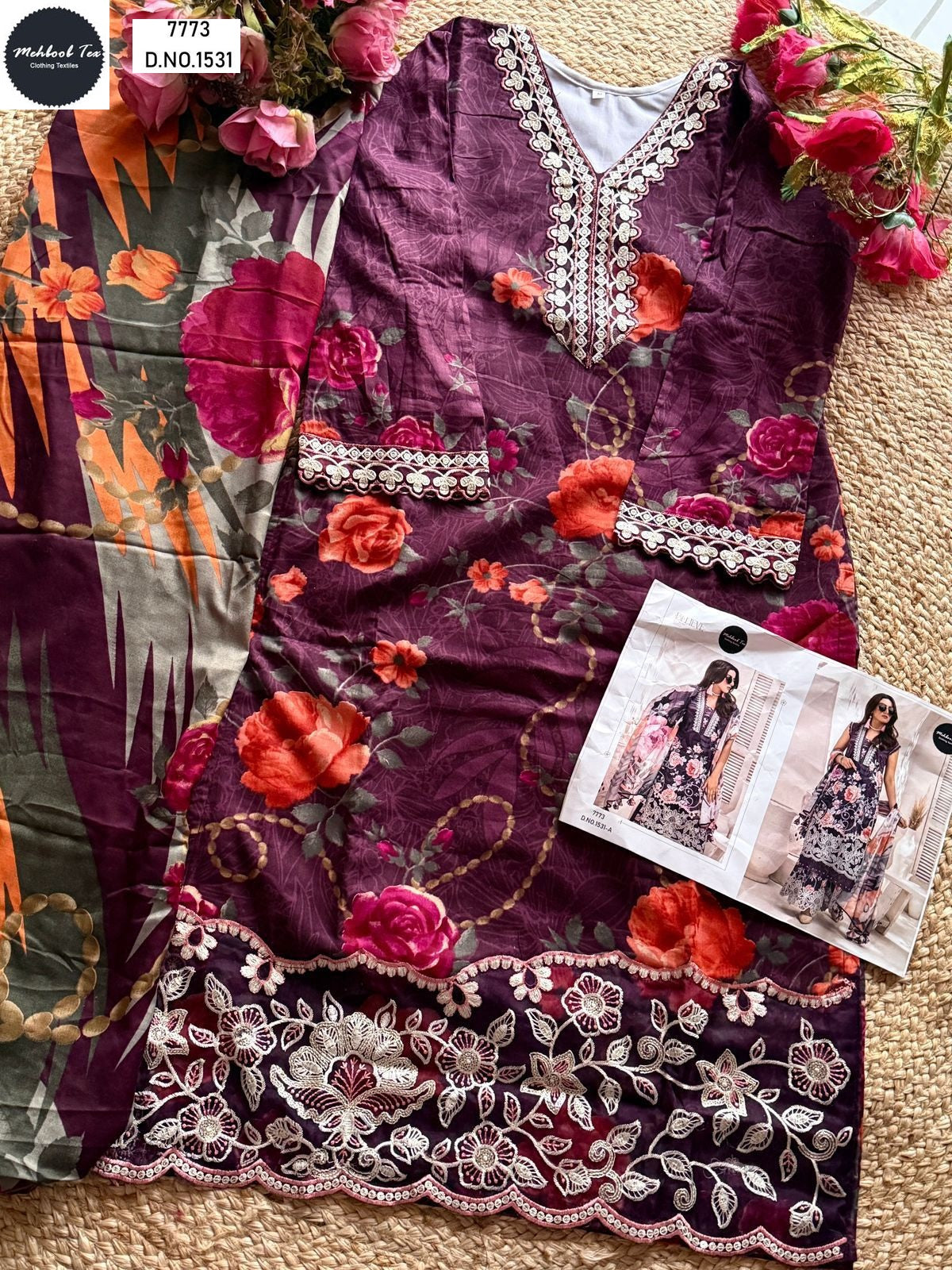 1531 Mehboob Tex Print Pakistani Salwar Suits