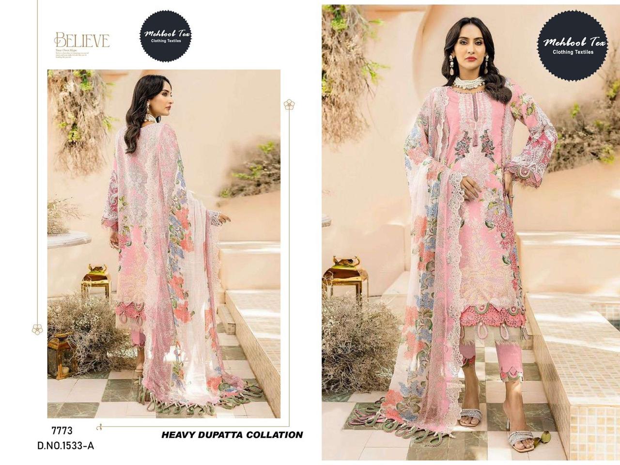 1533A Mehboob Tex Print Pakistani Salwar Suits
