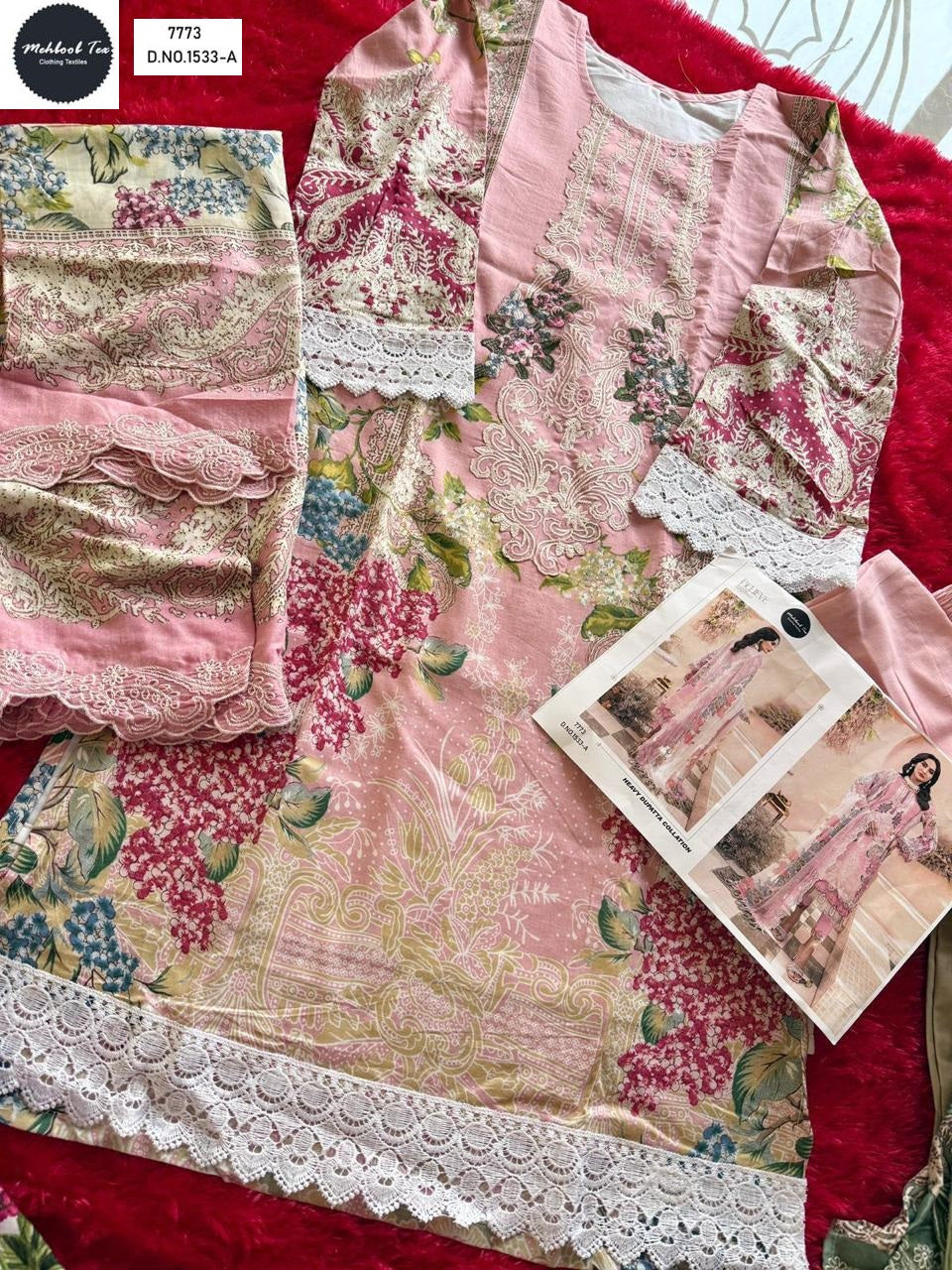 1533A Mehboob Tex Print Pakistani Salwar Suits