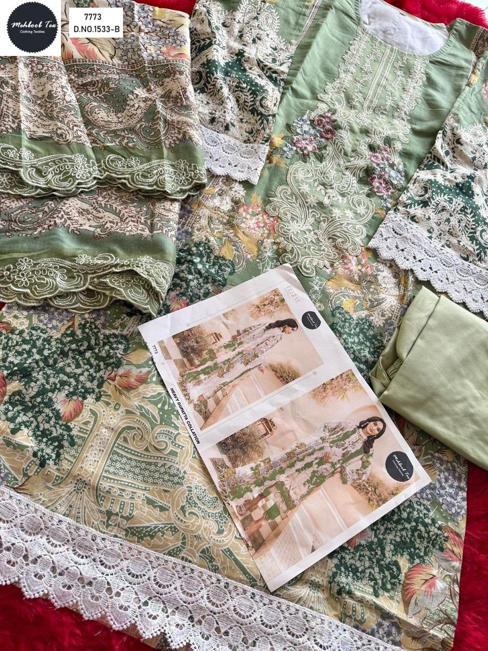 1533B Mehboob Tex Print Pakistani Salwar Suits