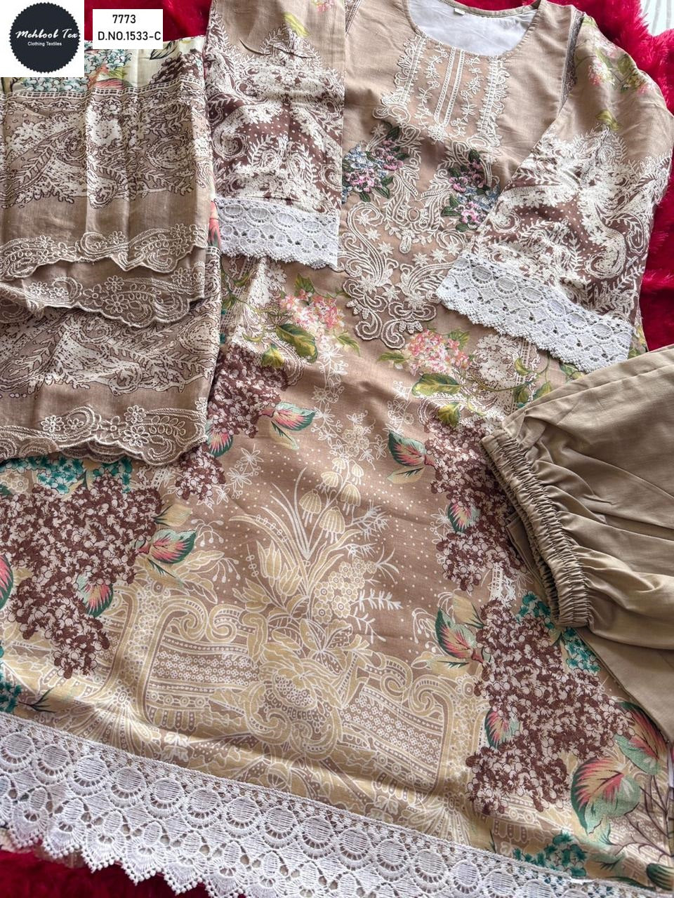 1533C Mehboob Tex Print Pakistani Salwar Suits