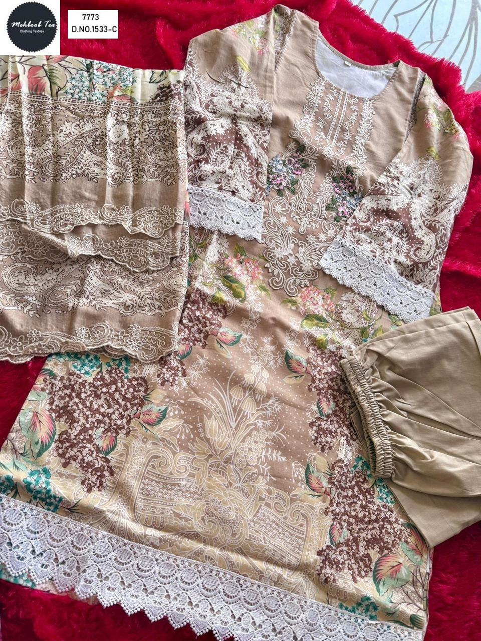 1533C Mehboob Tex Print Pakistani Salwar Suits