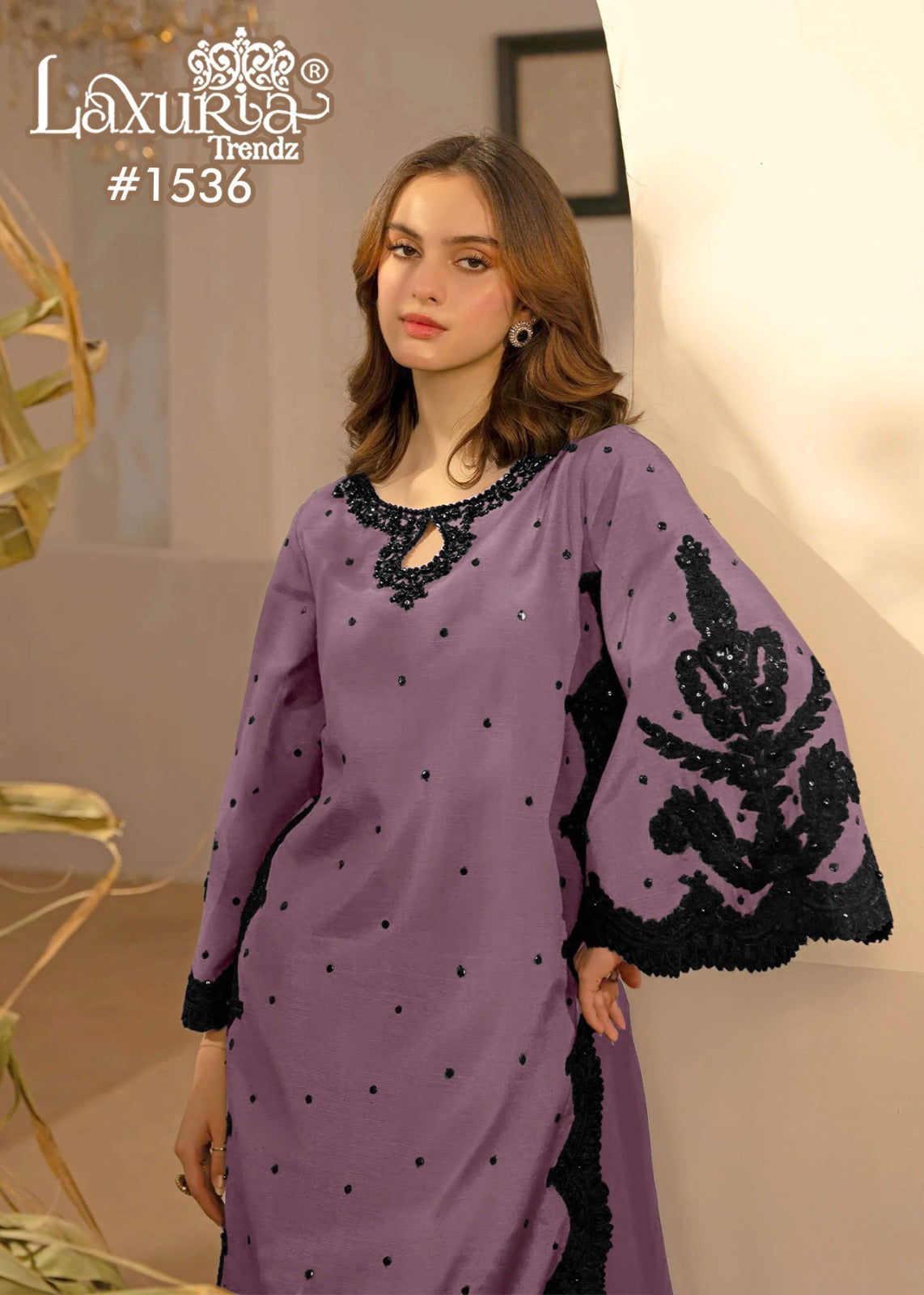 1536 Badami Laxuria Trendz Georgette Pakistani Readymade Suits