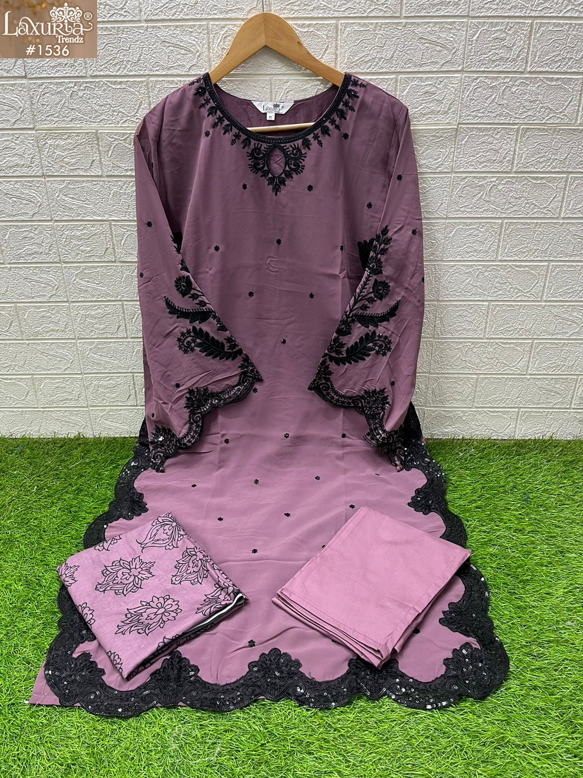 1536 Badami Laxuria Trendz Georgette Pakistani Readymade Suits