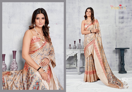 37003 Saffron Vol 2 The Fabrica Sarees