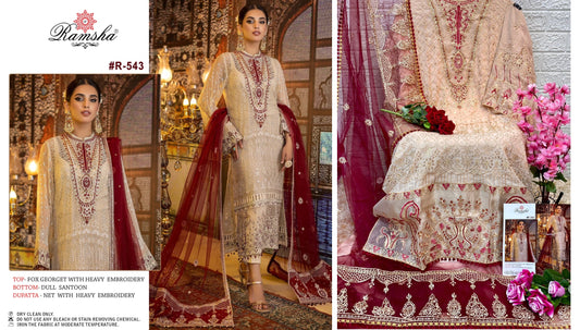 543 Ramsha Pakistani Salwar Suits
