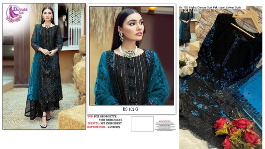 102-G Dinsaa Suit Pakistani Salwar Suits