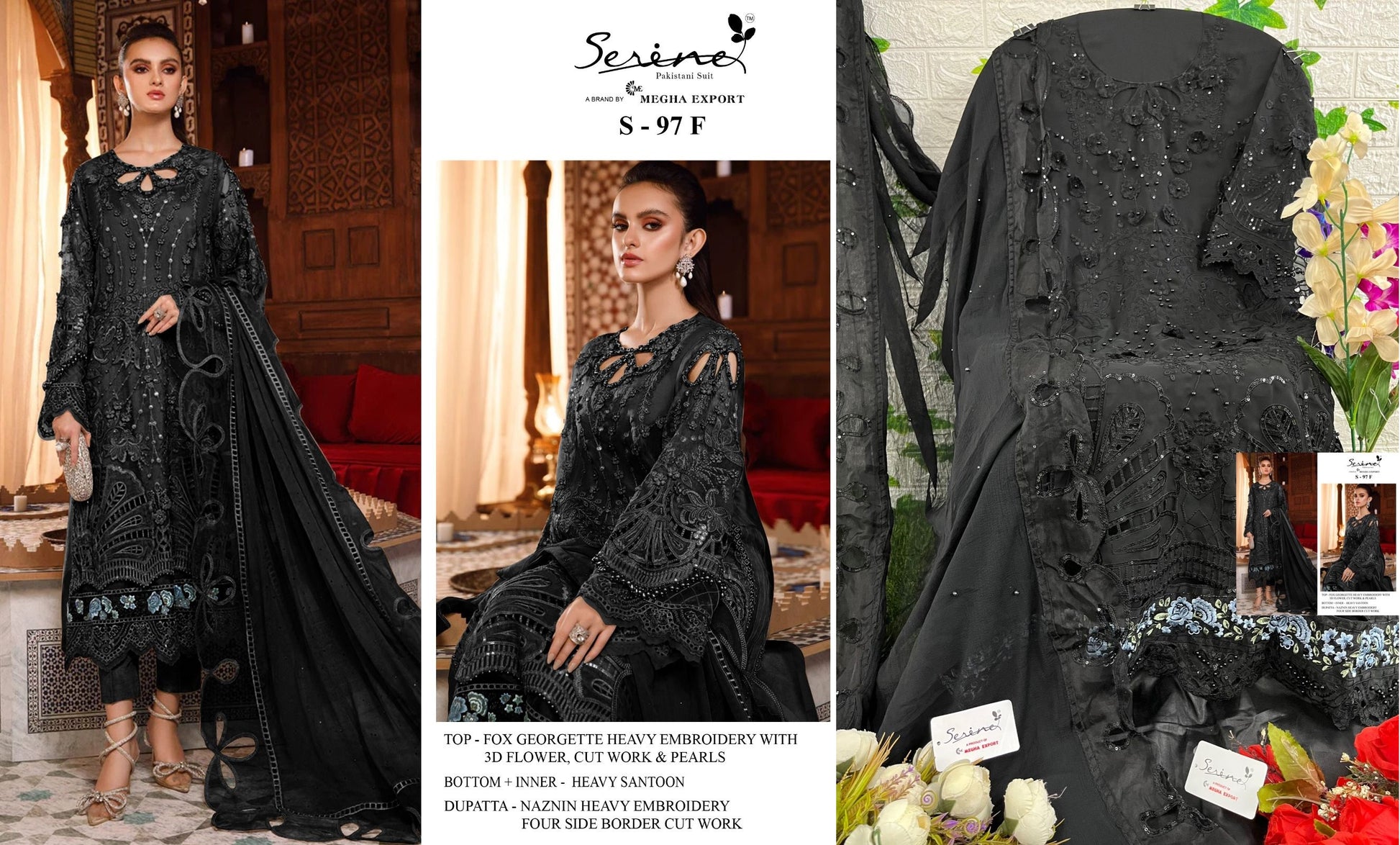 S-97-F Serine Pakistani Salwar Suits