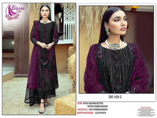 102-J Dinsaa Suit Pakistani Salwar Suits