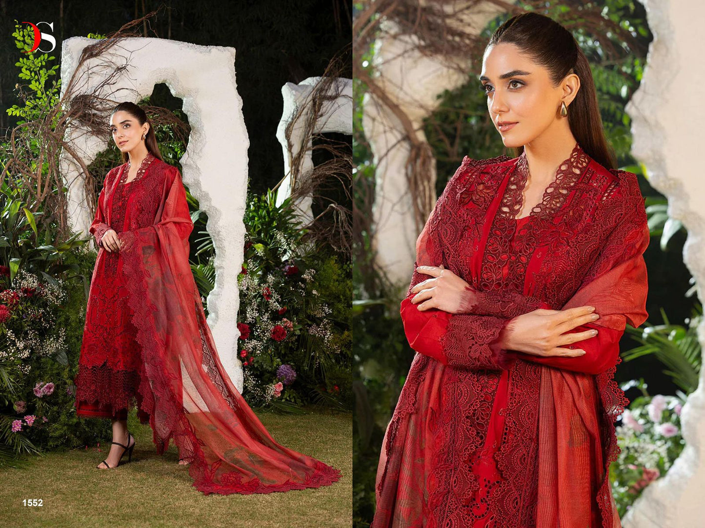 1552 Sobia Nazir Luxury Lawn 4 Deepsy Pure Cotton Pakistani Salwar Suits