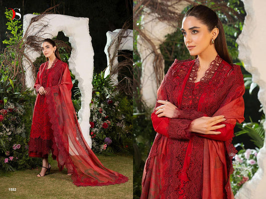 1552 Sobia Nazir Luxury Lawn 4 Deepsy Pure Cotton Pakistani Salwar Suits