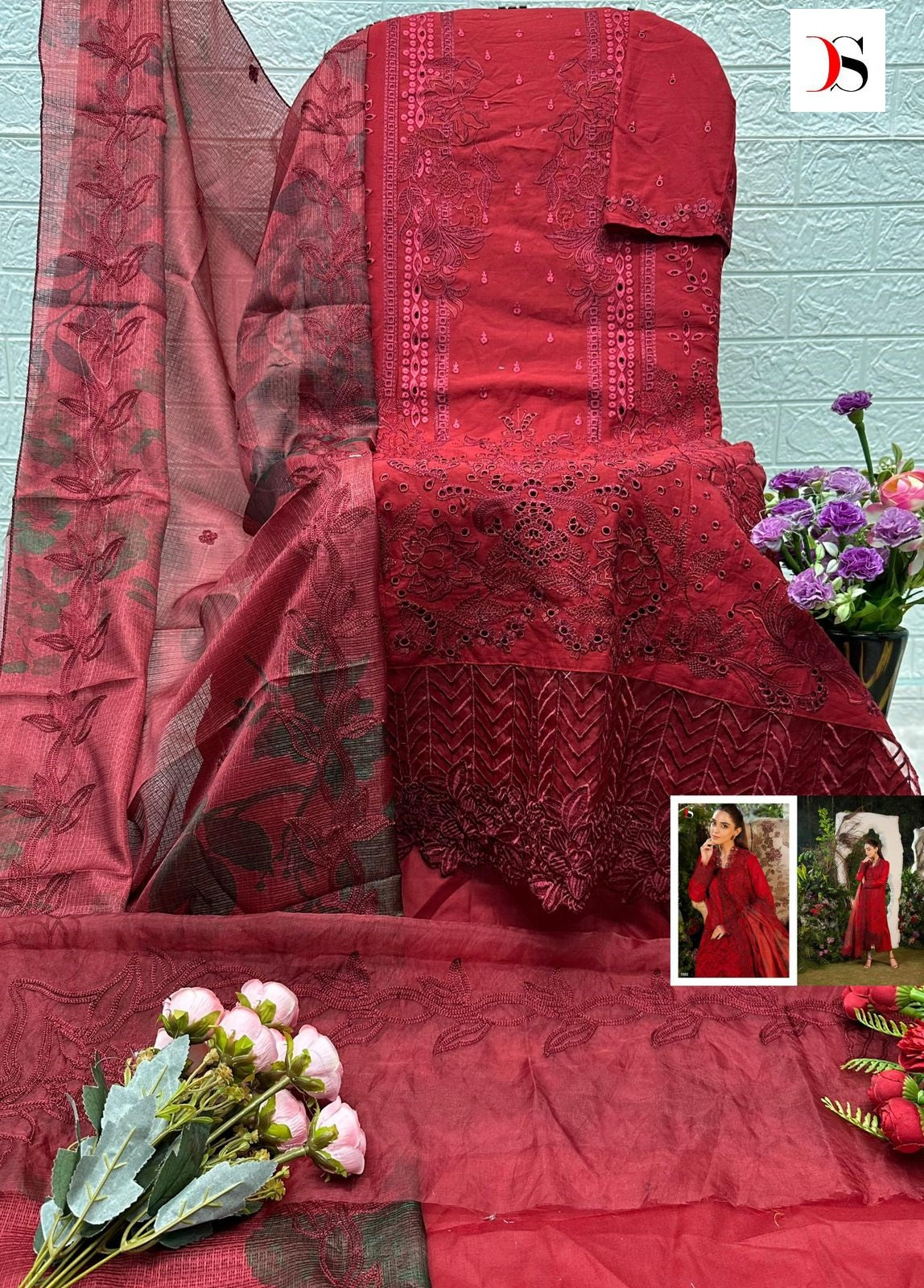 1552 Sobia Nazir Luxury Lawn 4 Deepsy Pure Cotton Pakistani Salwar Suits
