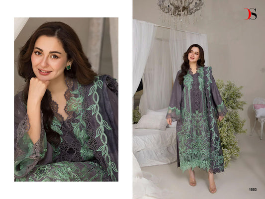 1553 Sobia Nazir Luxury Lawn 4 Deepsy Pure Cotton Pakistani Salwar Suits