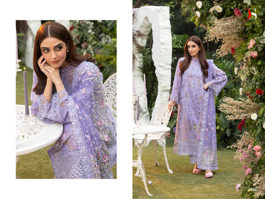 1554 Sobia Nazir Luxury Lawn 4 Deepsy Pure Cotton Pakistani Salwar Suits